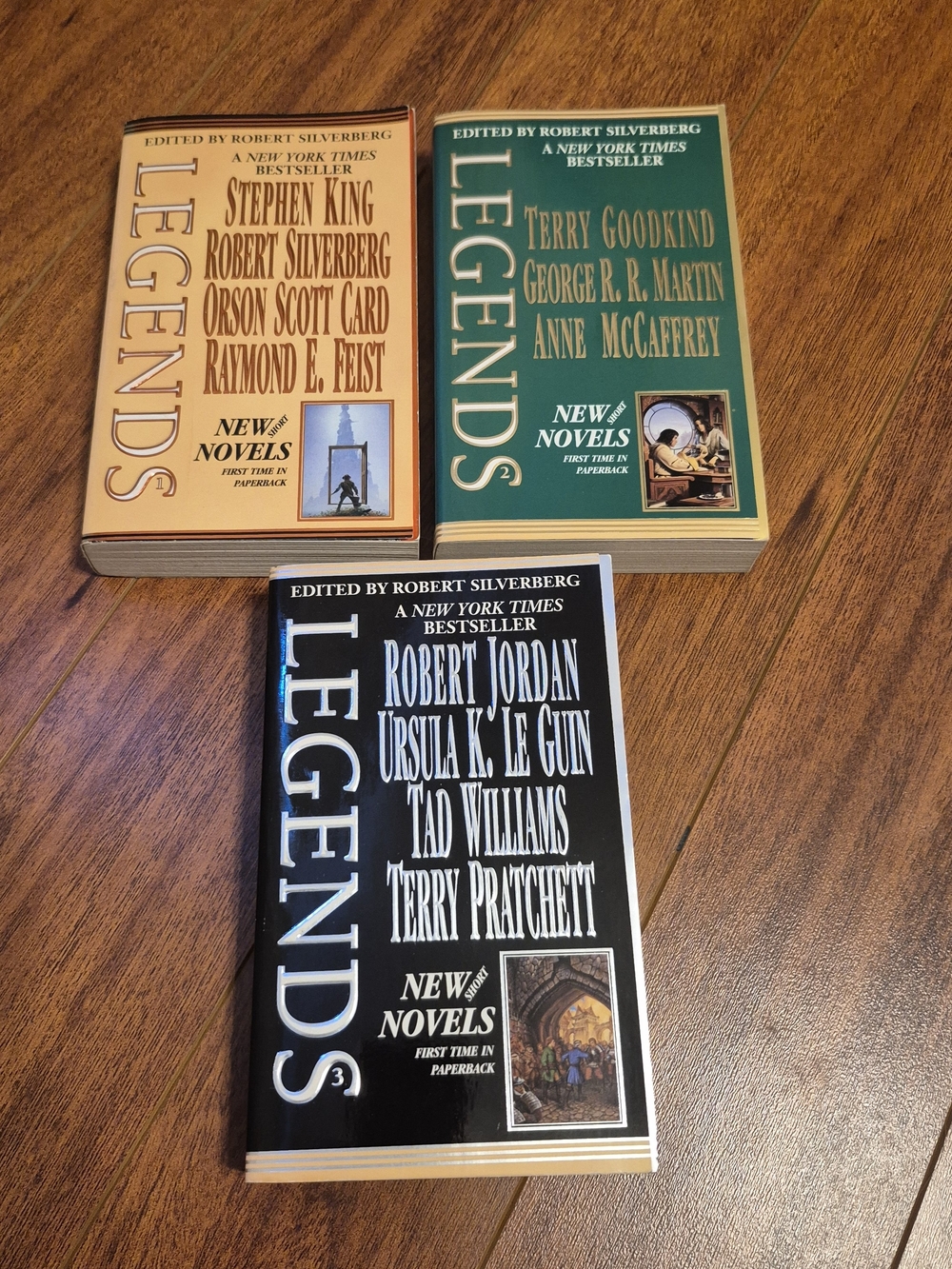 Legends 1-3 Paperback Anthology Collection - Robert Silverberg